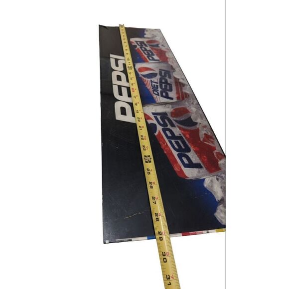 Pepsi Cola Top Backlight Panel Part or Advertising Sign 8.5x28.25" Diet Pepsi - Picture 5 of 6
